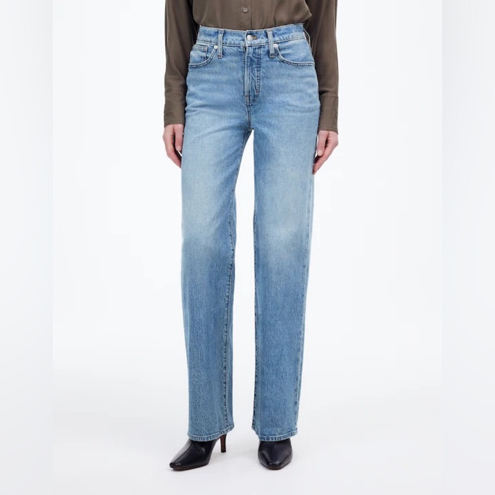 Madewell The Perfect Vintage Wide-Leg Jean In Enmore Wash Size 28